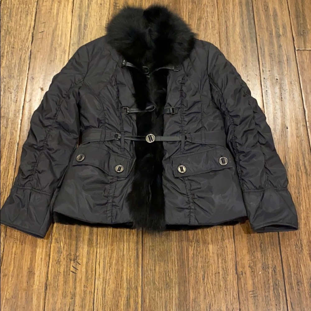 Fur lined jacket